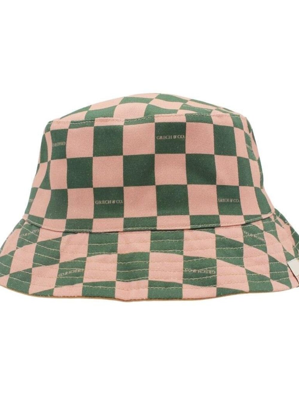 Reversible Bucket Hat - Checks Sunset + Orchard
